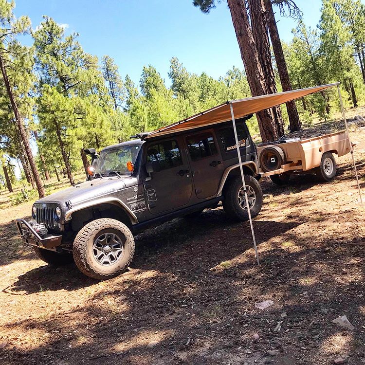 Smitty Built Awning for Overland Adventures