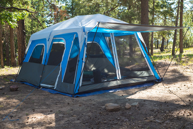 Tent Camping near water at Black Canyon Lake