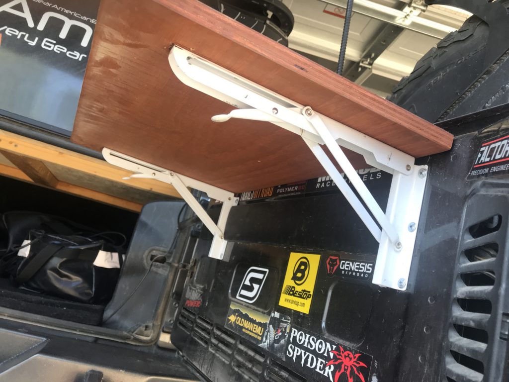 How to install brackets for a DIY Tailgate Table